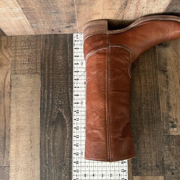 Frye 2955 Vintage White Label Tall Campus Boots Mens 11 D - Picture 6 of 12